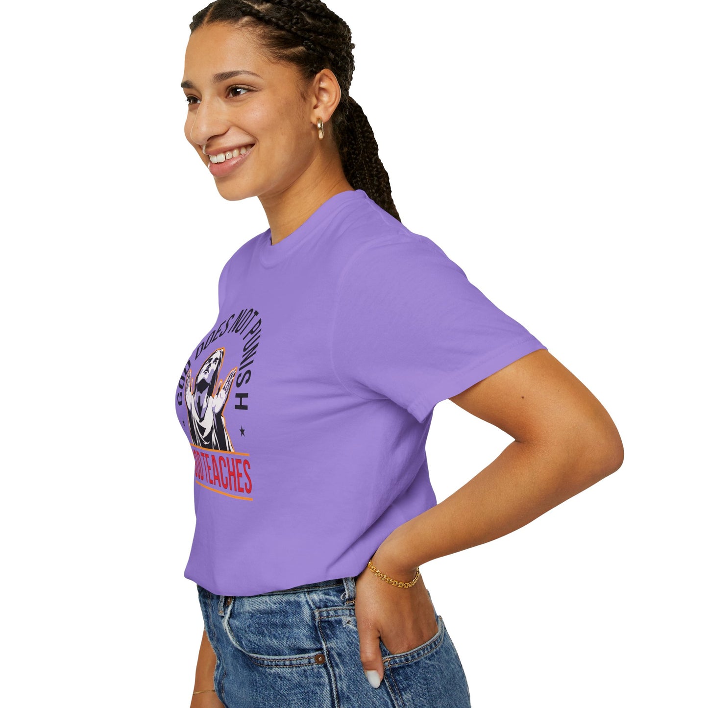 "God Does Not Punish - God Teaches" #01, Unisex T-shirt