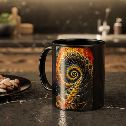 "Beauty of His Design", Colorful Mugs (11oz, 15oz)