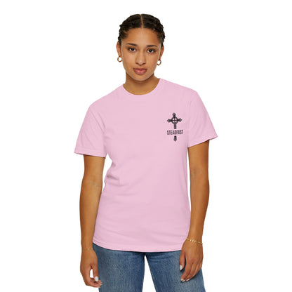 "Steadfast Cross in Black", Unisex T-shirt