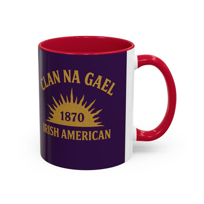 "Clan na Gael - Irish American", Colorful Mugs (11oz, 15oz) (3B0A4F)