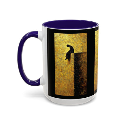 "In Darkest Hour He Is With Me", Colorful Mugs (11oz, 15oz)