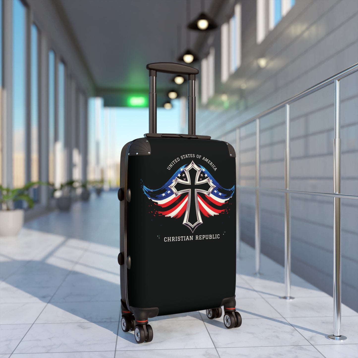 "USA Christian Republic" #05 Suitcases (Black)