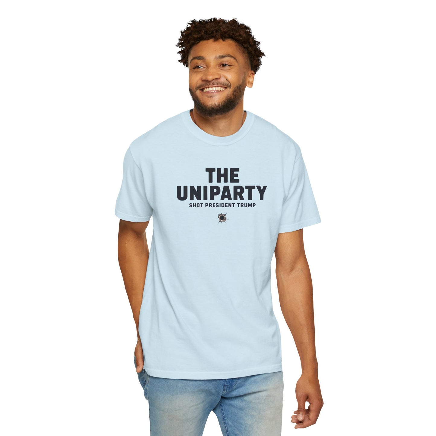 "The Uniparty Shot President Trump" #02, Unisex T-shirt