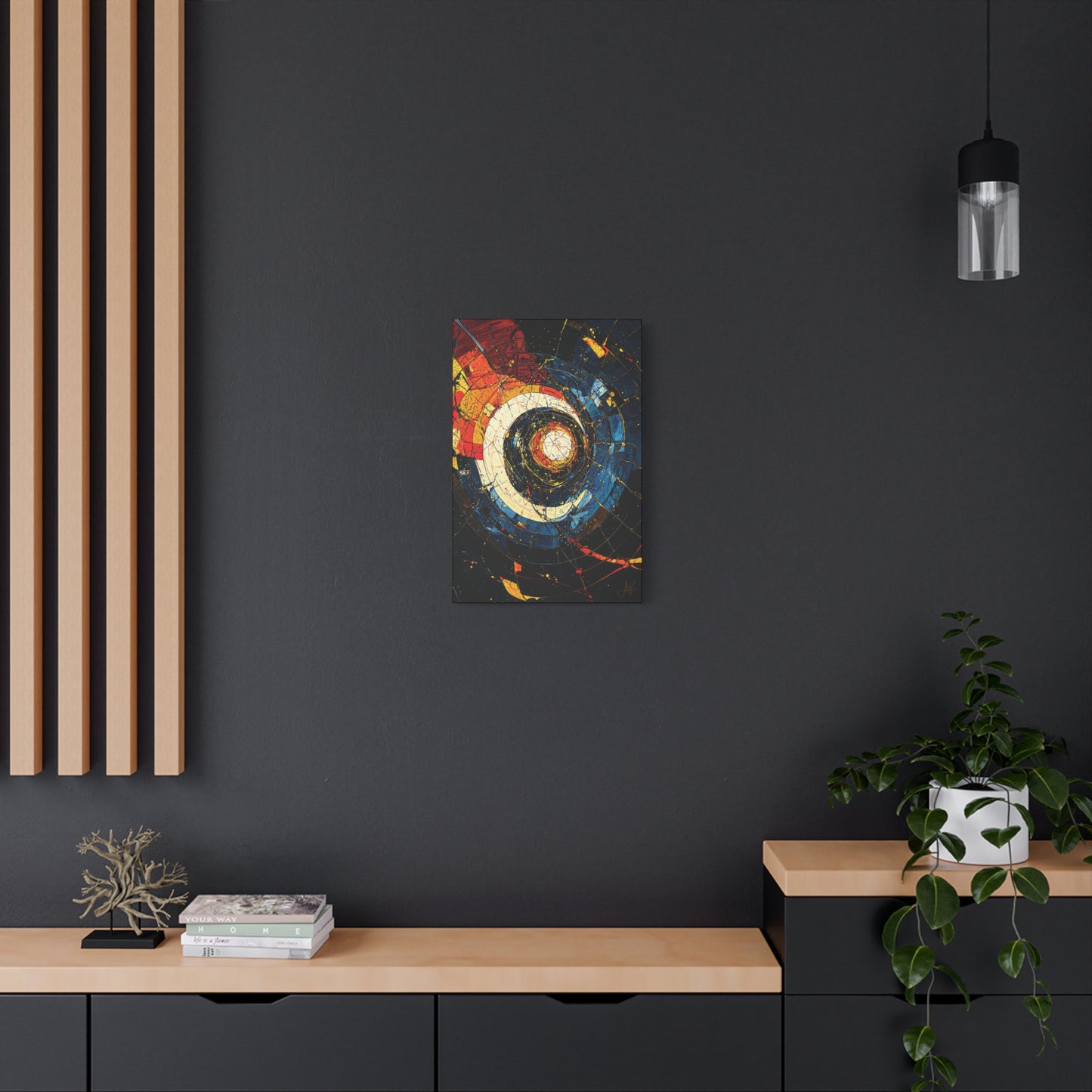 "Shatterdawn Vortex", Fine Art Matte Canvas, Stretched, 1.25"