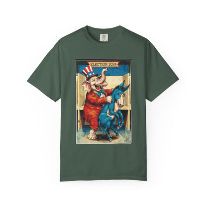 "MAGA Spanked the Donkeys 2024", Unisex T-shirt (Dark Colors)
