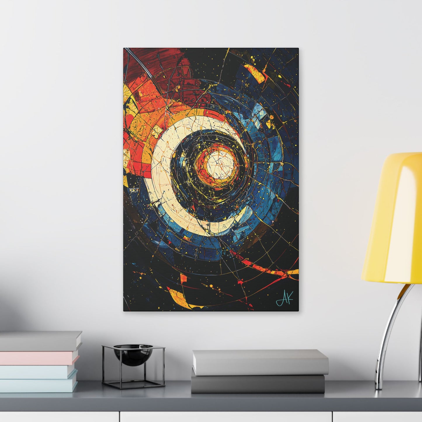 "Shatterdawn Vortex", Stretched Classic Canvas Fine Art Print