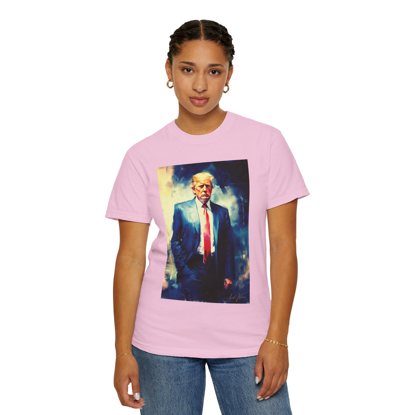 "Trump Portrait No. 6", Unisex T-shirt (Light Colors)