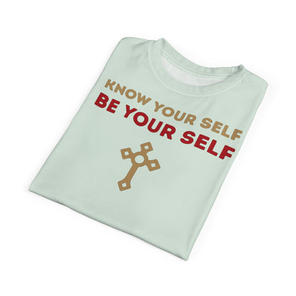 "Know Your Self", Unisex T-shirt (Spring Mint)