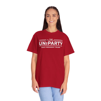 "The Uniparty Shot President Trump" #03, Unisex T-shirt