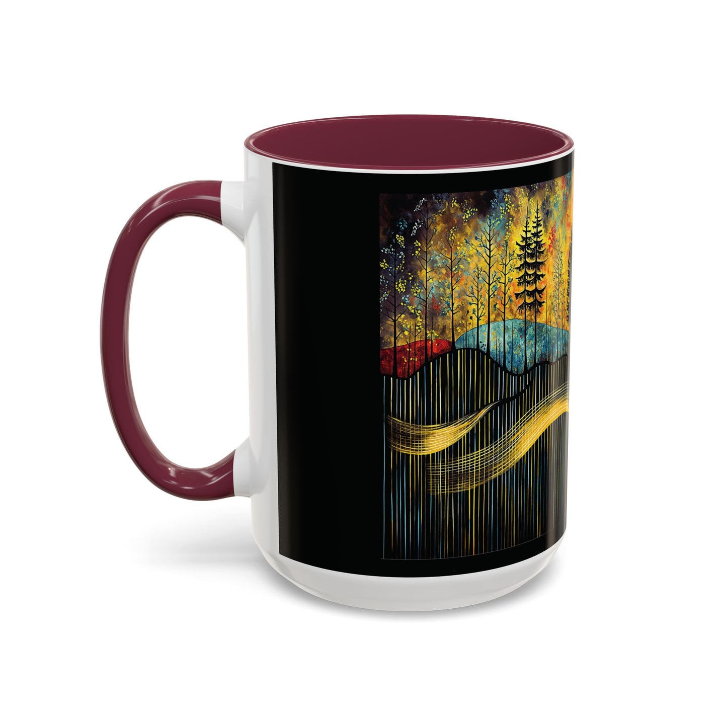 "Sacred Resonance", Colorful Mugs (11oz, 15oz)