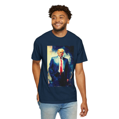 "Trump Portrait No. 6", Unisex T-shirt (Dark Colors)