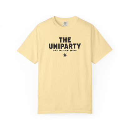 "The Uniparty Shot President Trump" #02, Unisex T-shirt