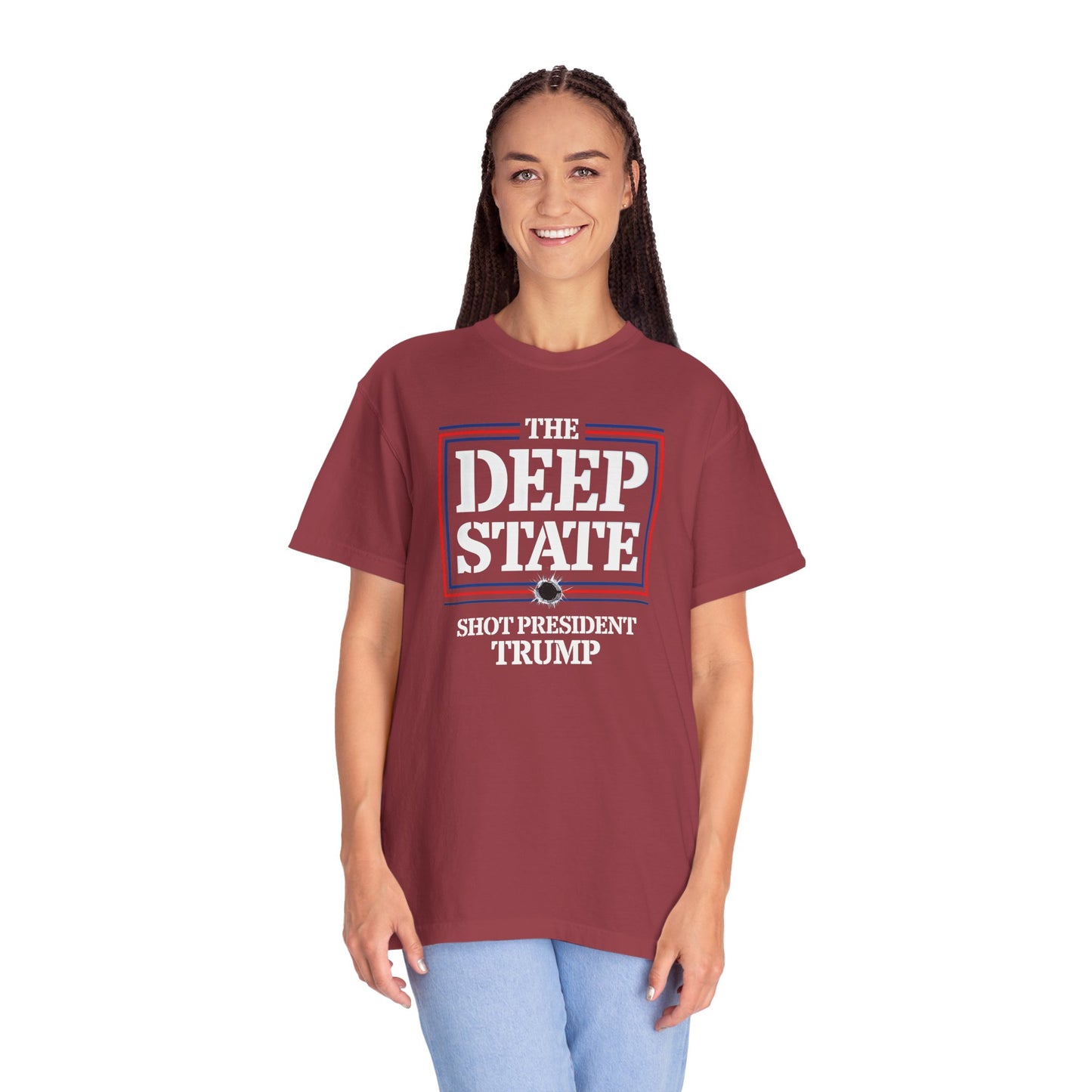 "The Deep State Shot President Trump" #01, Unisex T-shirt