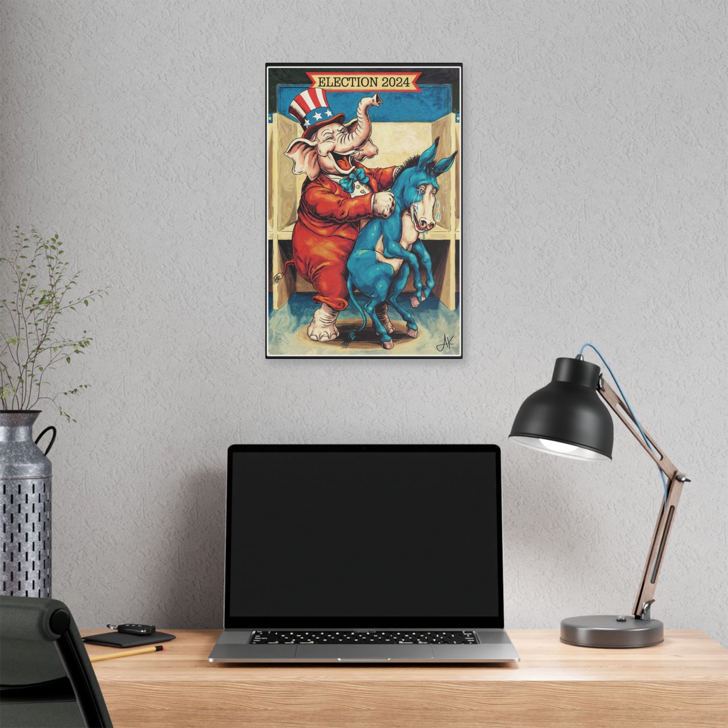 "MAGA Spanked the Donkeys 2024", Stretched Classic Canvas Print