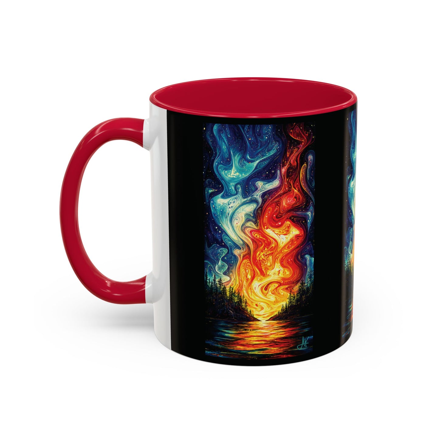 "Naomh Solus (Gaelic) - Sacred Light (English)", Colorful Mugs (11oz, 15oz)