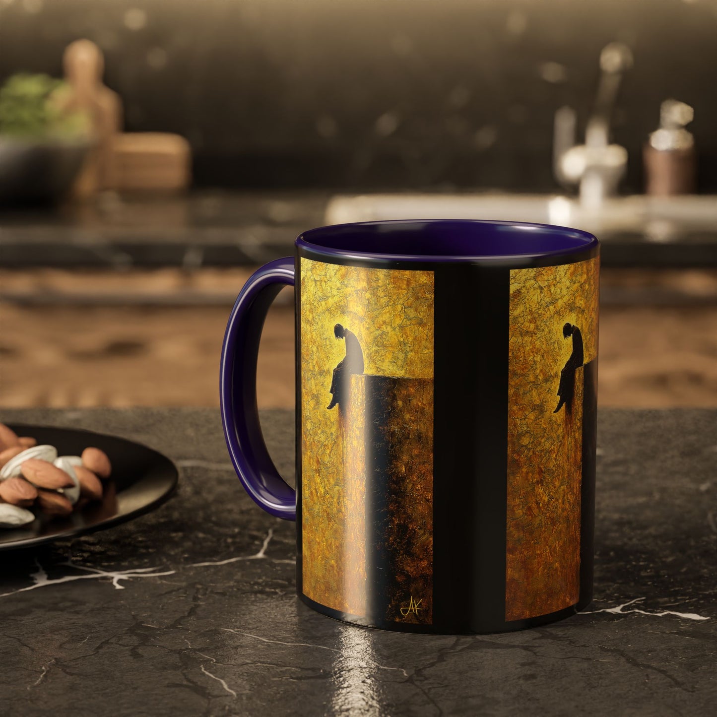 "In Darkest Hour He Is With Me", Colorful Mugs (11oz, 15oz)