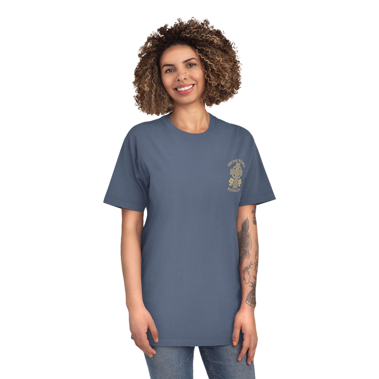 "Archie Kilmor Cross - Reforged", Unisex Faded Shirt
