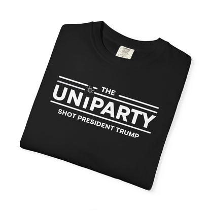 "The Uniparty Shot President Trump" #03, Unisex T-shirt