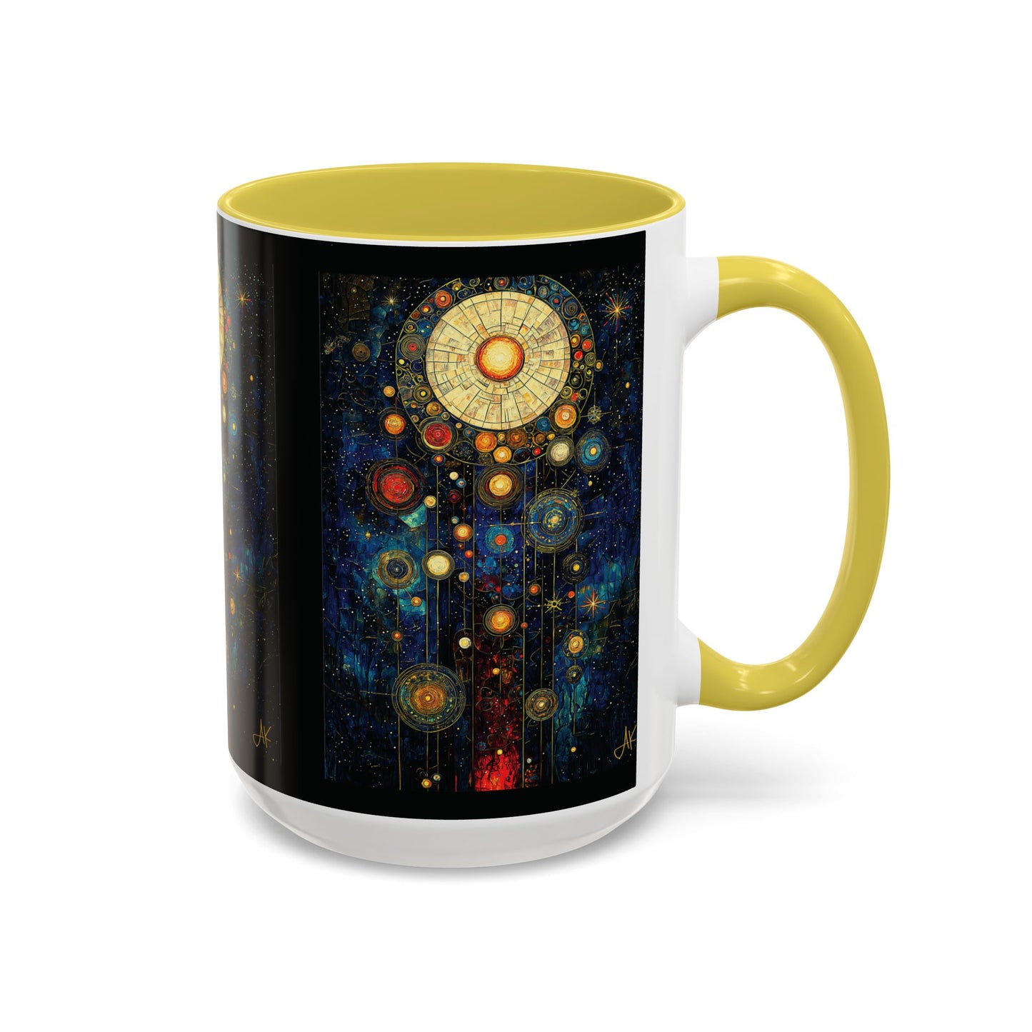"Ancient Connection to God", Colorful Mugs (11oz, 15oz)