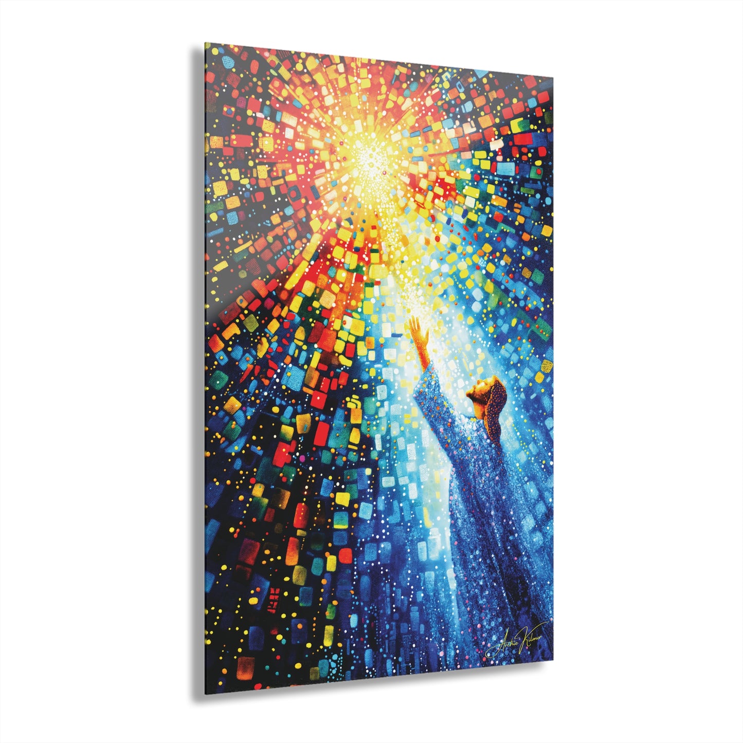 "Father and Son", Fine Art Acrylic Wall Prints (French Cleat Hanging)