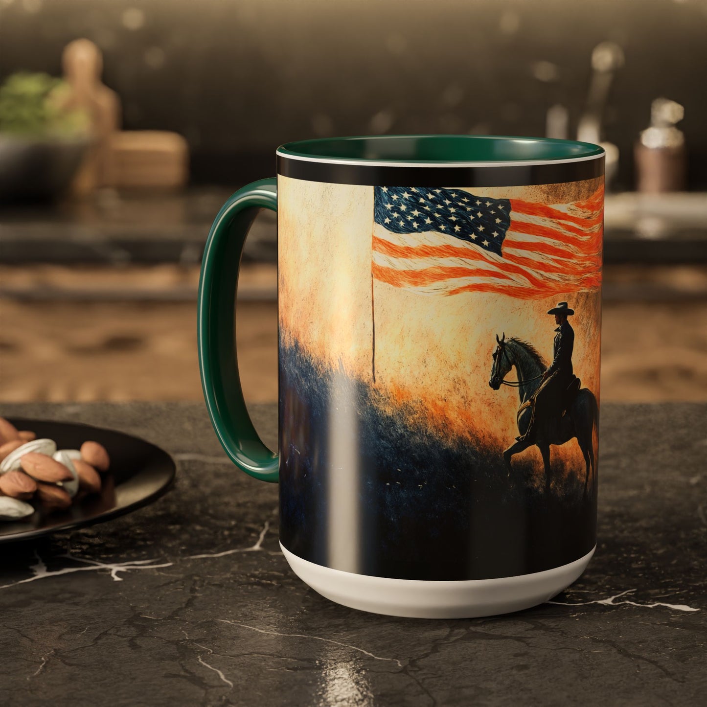 "Liberty under God", Colorful Mugs (11oz, 15oz)