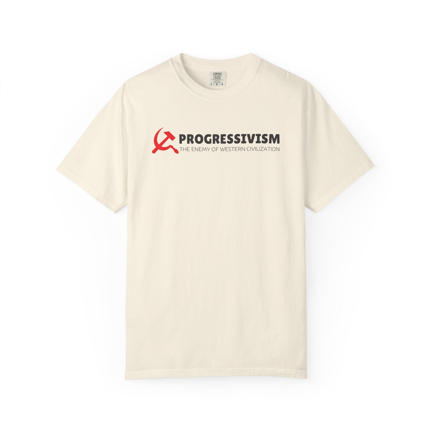 "Progressivism - Enemy of Western Civilization", Unisex T-shirt (Light Colors)