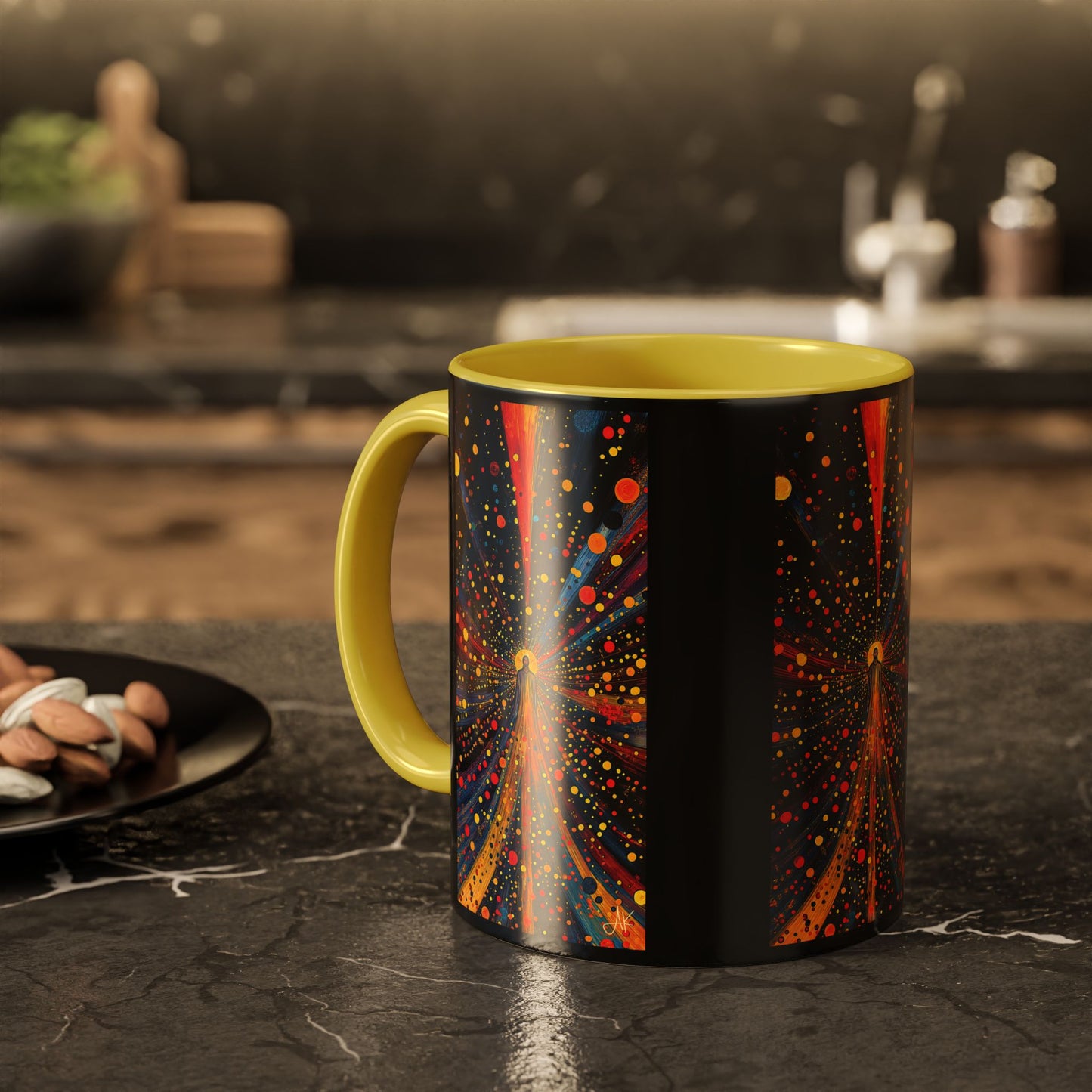 "Illuminated by Grace - 2 Corinthians 4:6", Colorful Mugs (11oz & 15oz)