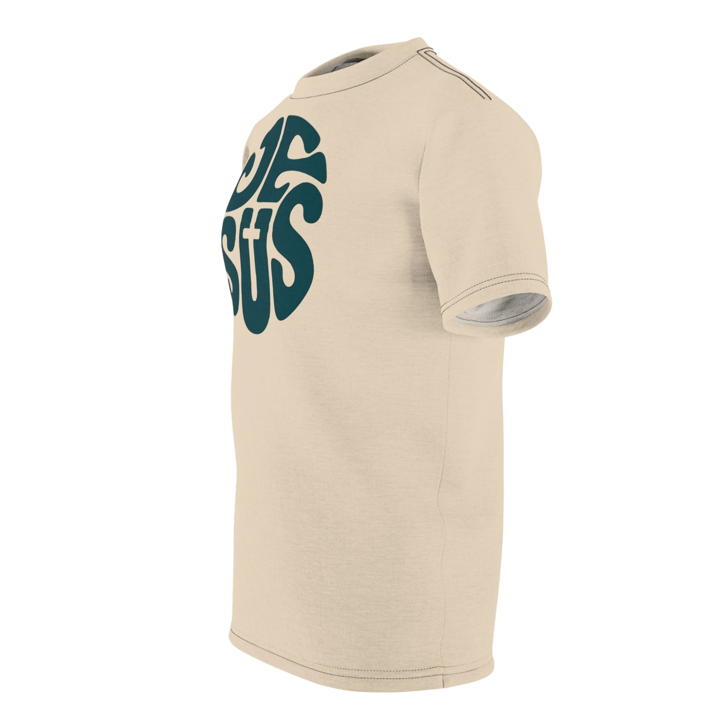 "Retro Jesus", Unisex T-shirt (Antique Parchment)