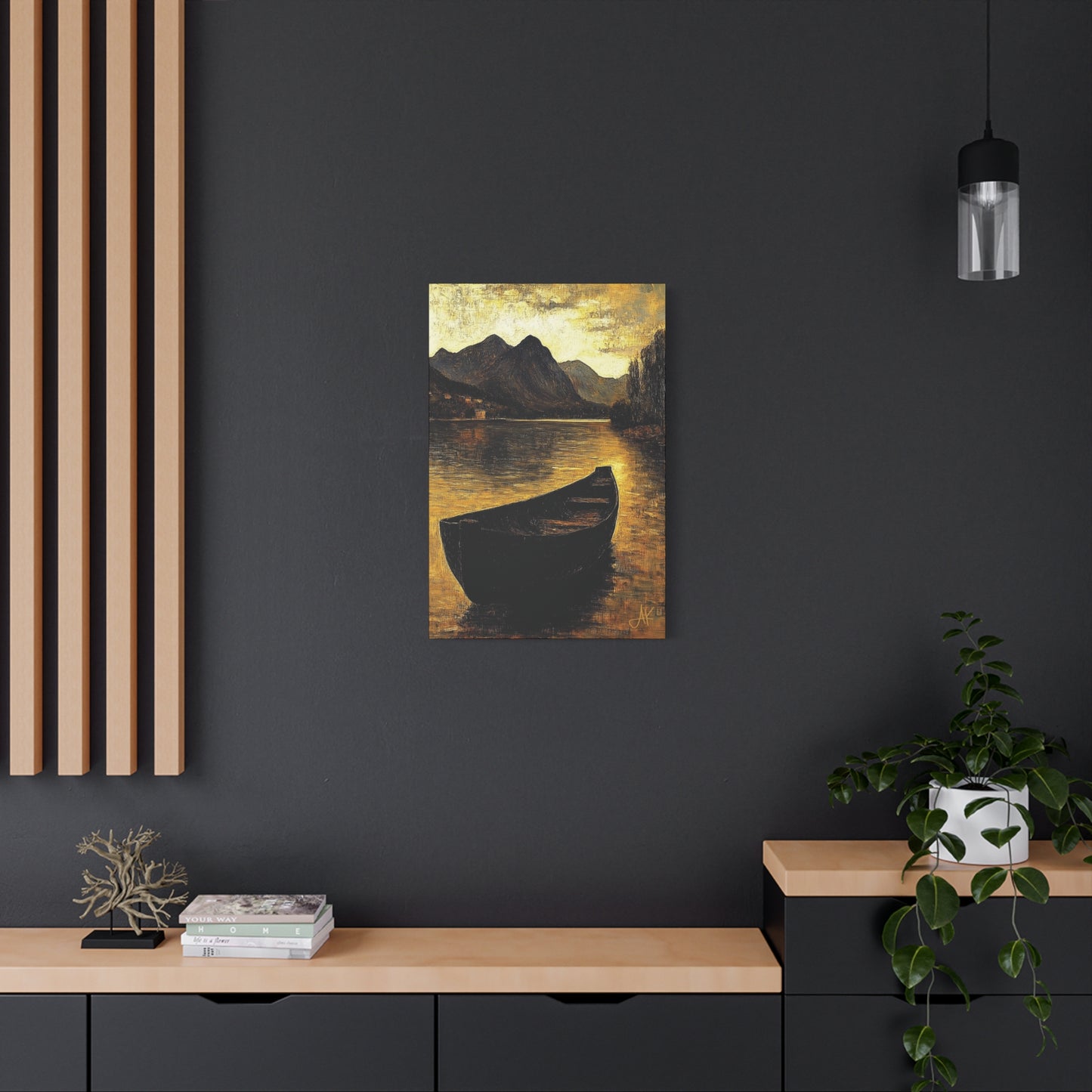 "By Oar and Tide: Ancient Gaelic Highways", Fine Art Matte Canvas, Stretched, 1.25"