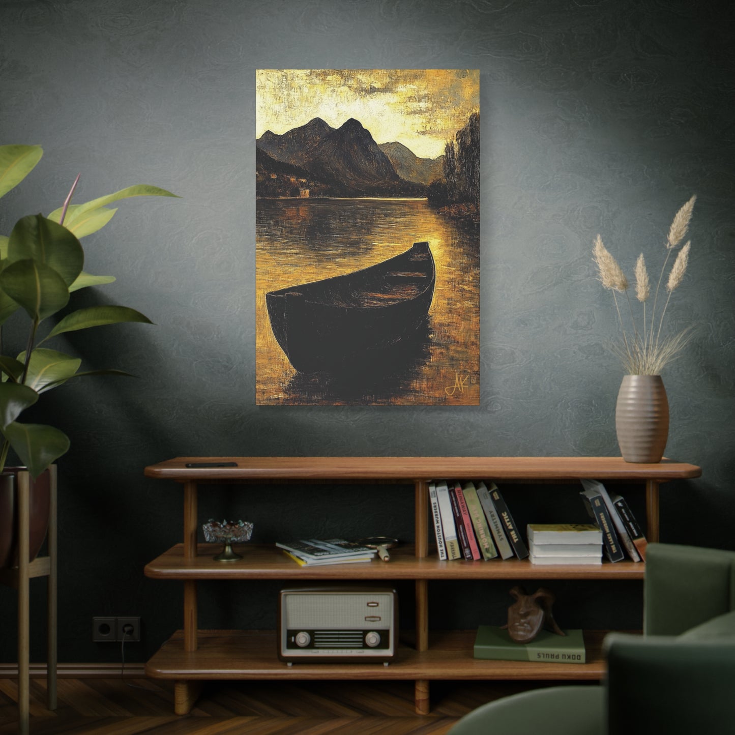 "By Oar and Tide: Ancient Gaelic Highways", Fine Art Matte Canvas, Stretched, 1.25"