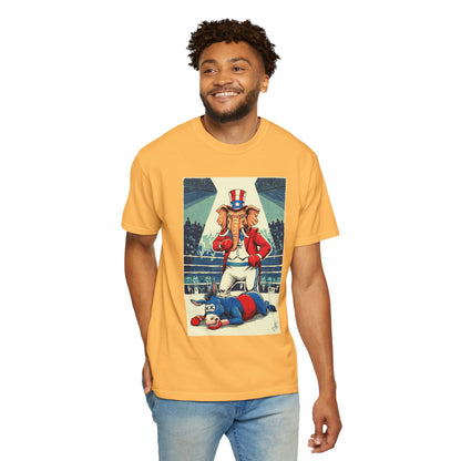 "Brutal Woke Knockout 2024", Unisex T-shirt (Light Colors)