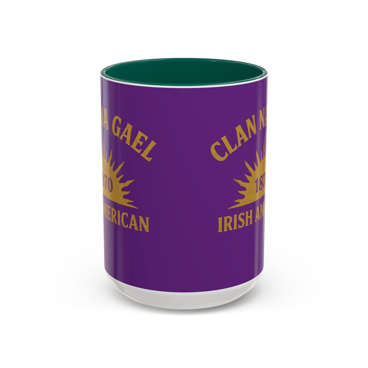 "Clan na Gael - Irish American", Colorful Mugs (11oz, 15oz) (Vesper Violet)