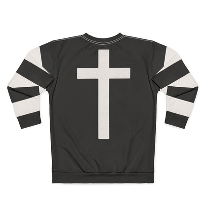 "Faith Overcomes Fear", Unisex Sweatshirt (Moonless Black)