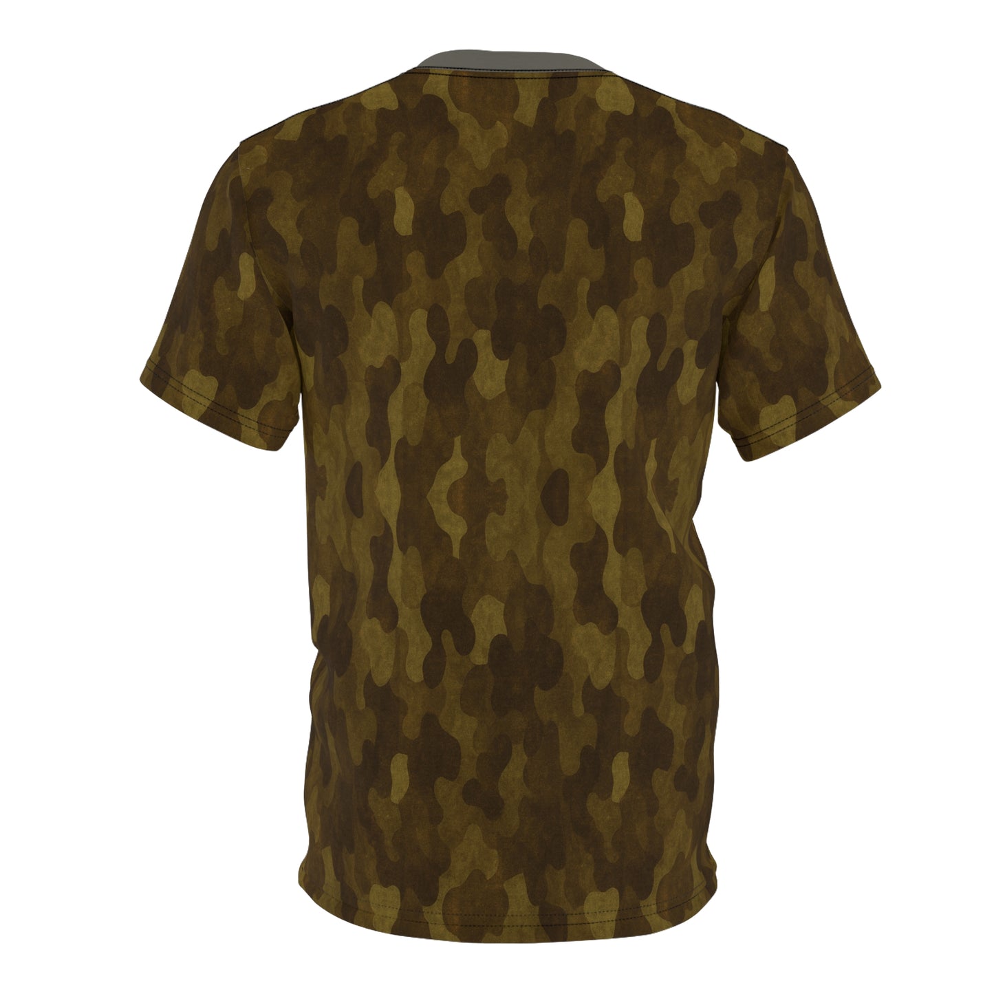 "Swamp Recon Camouflage", Unisex Tee (Mistroot Grey Collar)