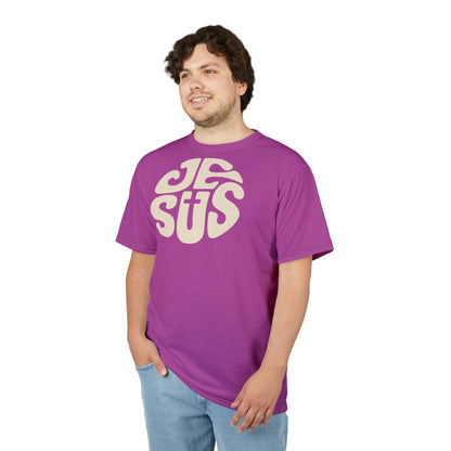 "Retro Jesus", Unisex T-shirt (Fuchsia)