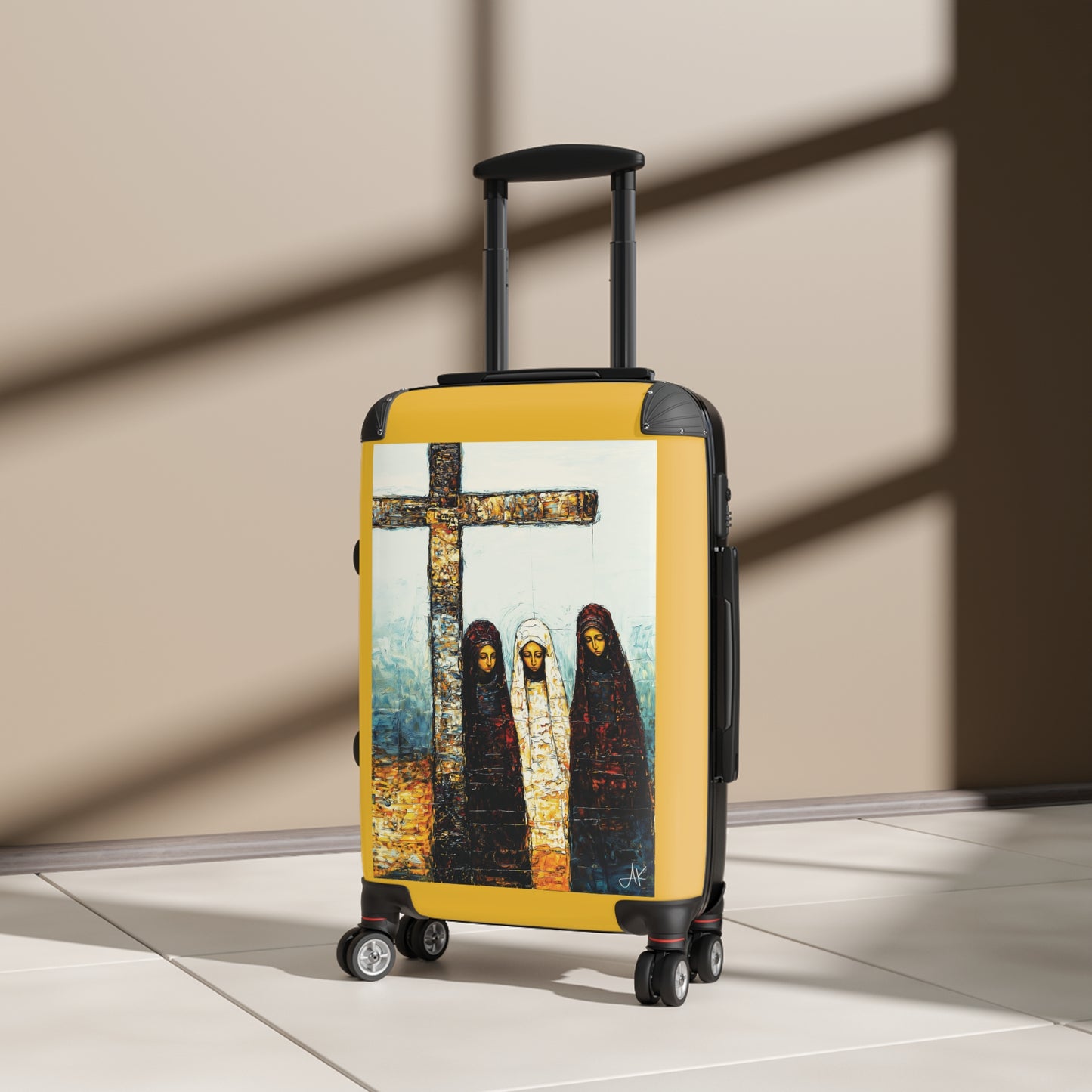 "At-the-Foot of the Cross - John 19:25", Suitcases (Yellow)