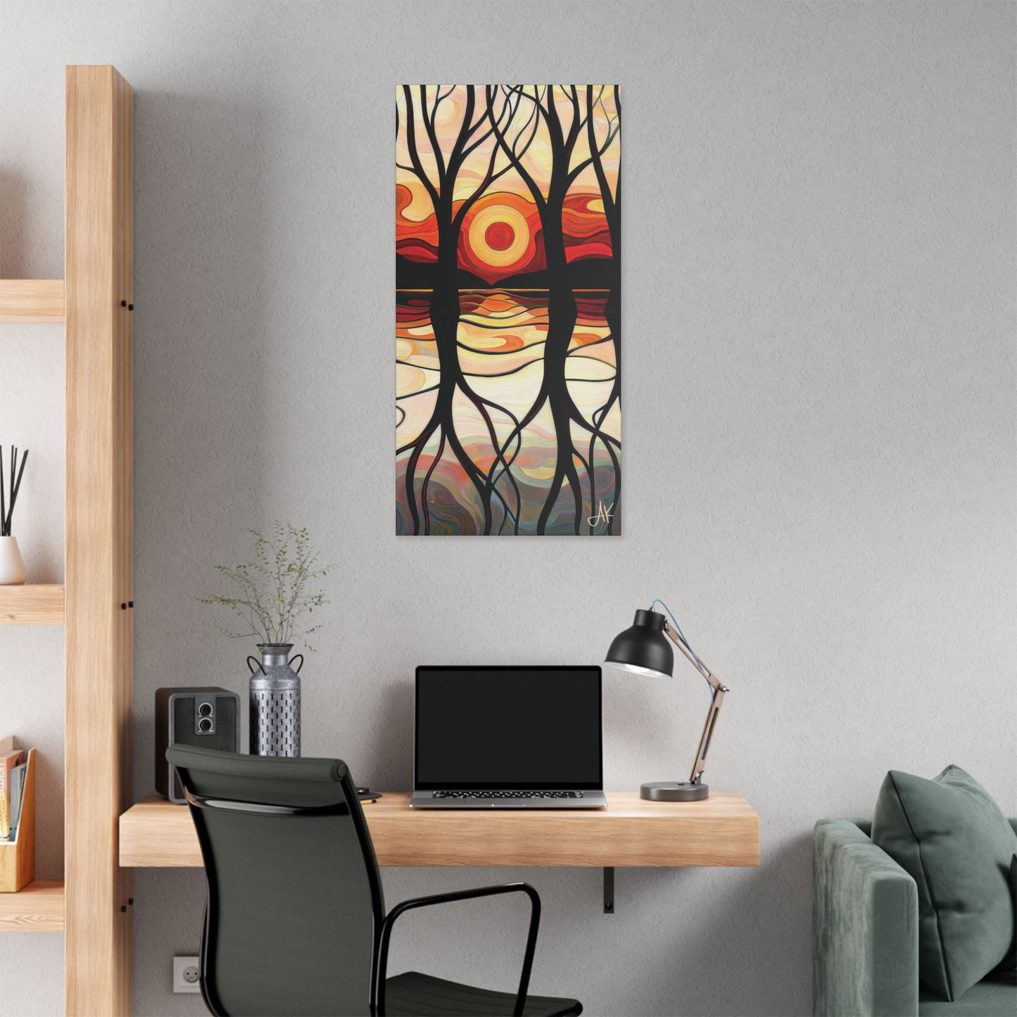 "Liminal Twilight", Stretched Classic Canvas Fine Art Print