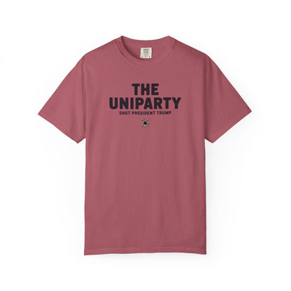 "The Uniparty Shot President Trump" #02, Unisex T-shirt