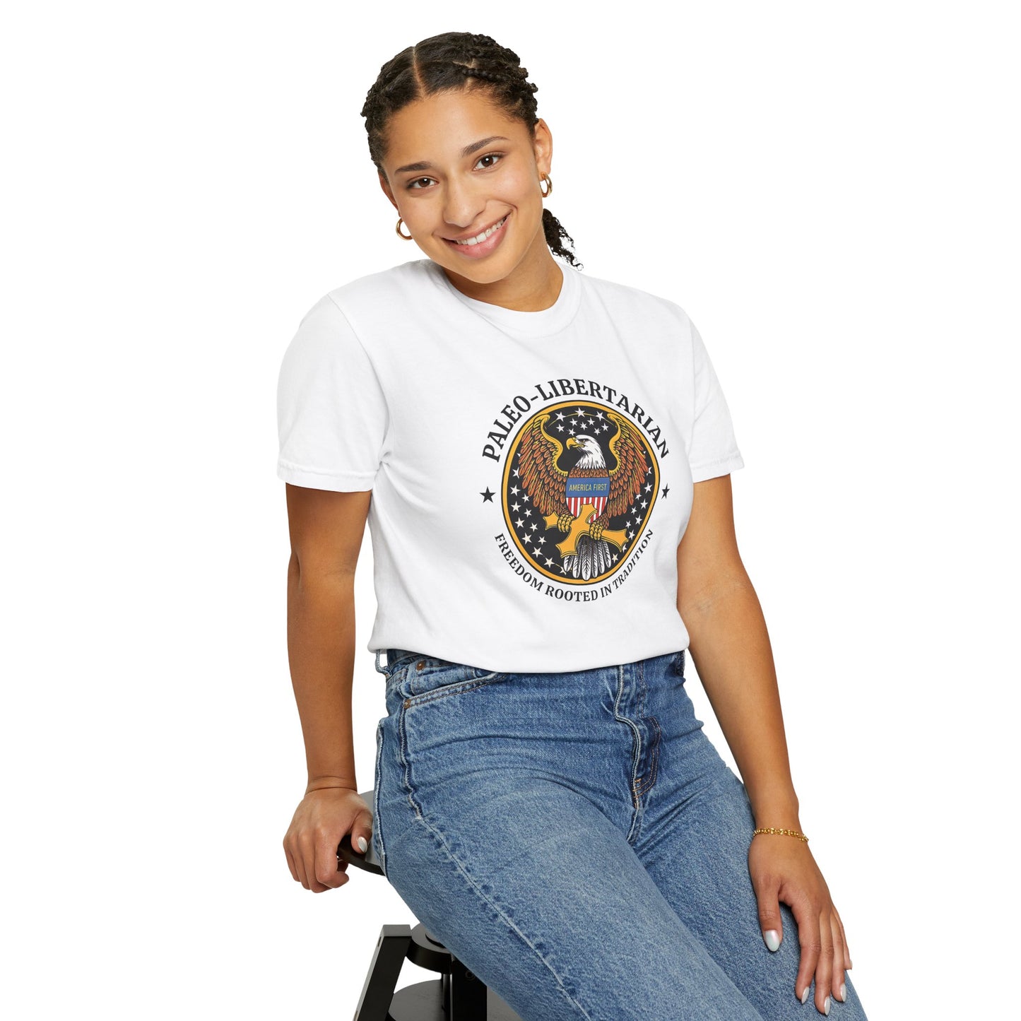 "Paleo-Libertarian" #01, Unisex T-shirt (Light Colors)
