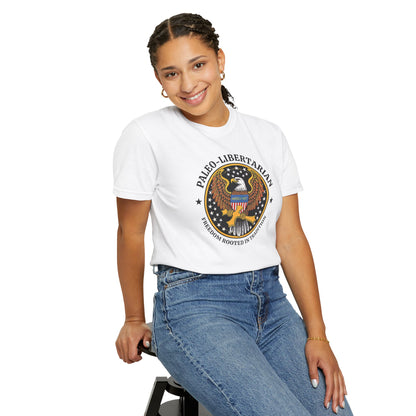 "Paleo-Libertarian" #01, Unisex T-shirt (Light Colors)