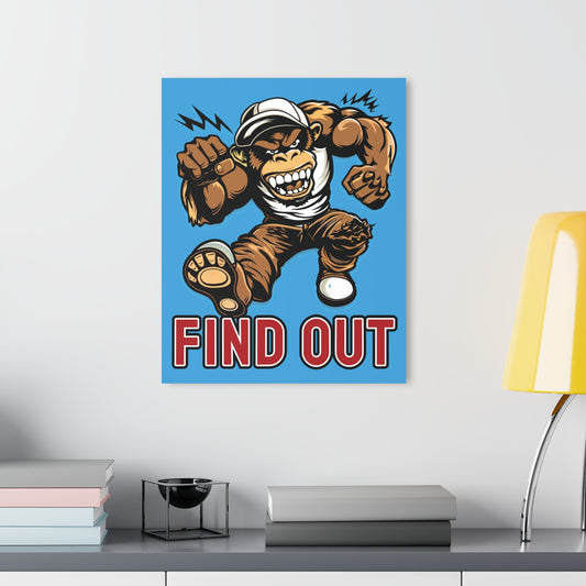 "Find Out", Acrylic Wall Prints (French Cleat Hanging) (Swimmer Blue)