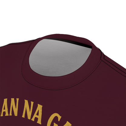 "Clan na Gael - Irish American", Unisex T-shirt (Black Raspberry)