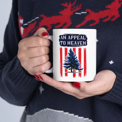 "An Appeal to Heaven", White Mug (11oz & 15oz)