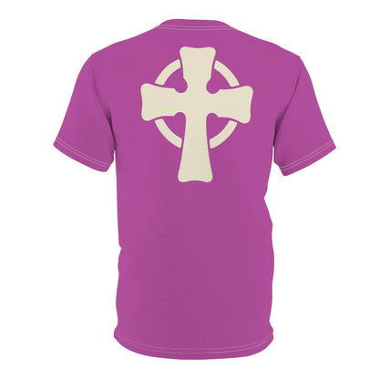 "Retro Jesus", Unisex T-shirt (Fuchsia)
