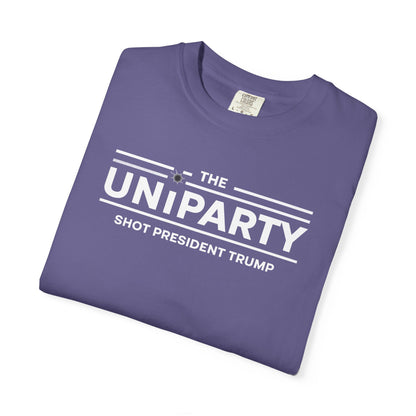 "The Uniparty Shot President Trump" #03, Unisex T-shirt