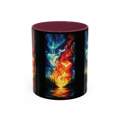 "Naomh Solus (Gaelic) - Sacred Light (English)", Colorful Mugs (11oz, 15oz)