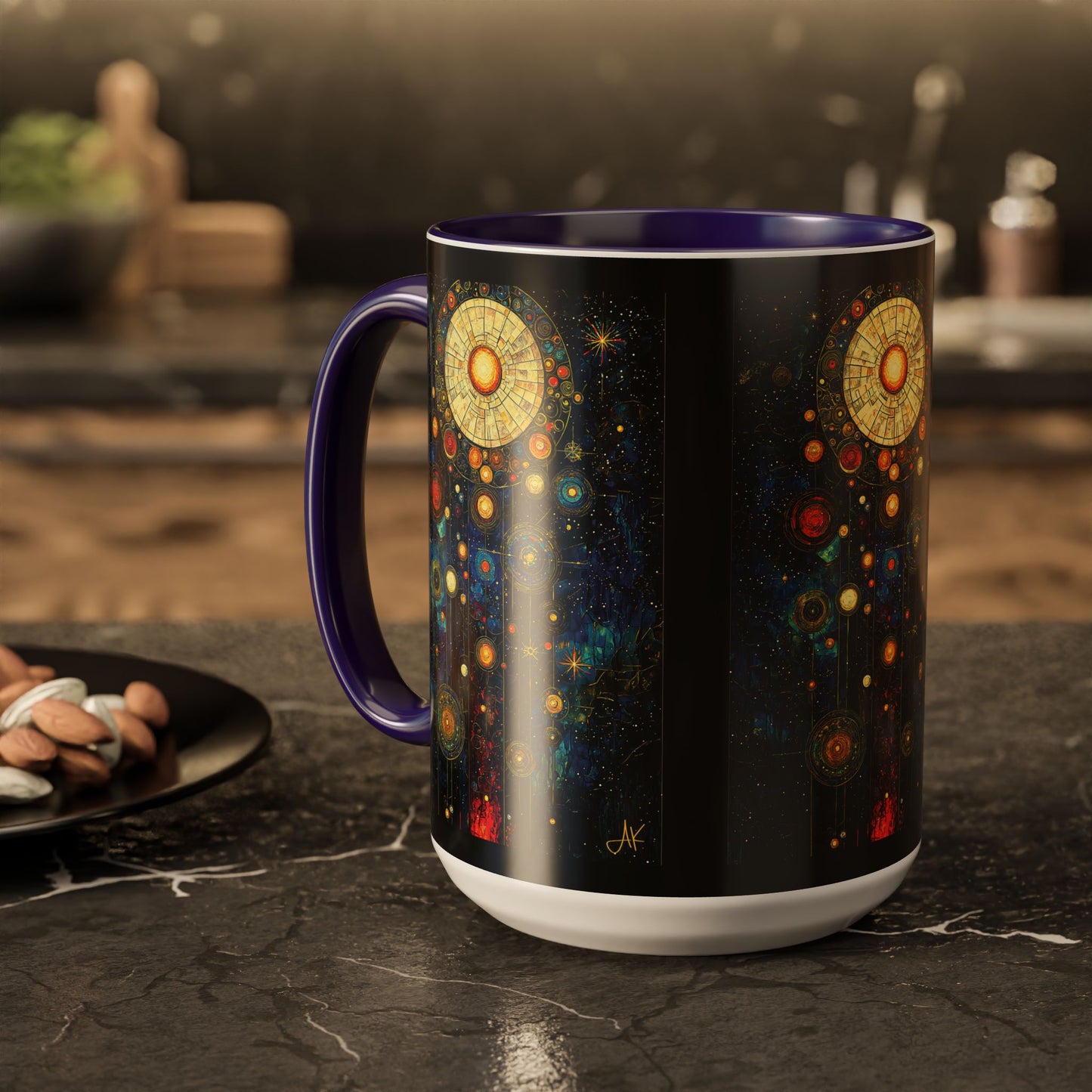 "Ancient Connection to God", Colorful Mugs (11oz, 15oz)