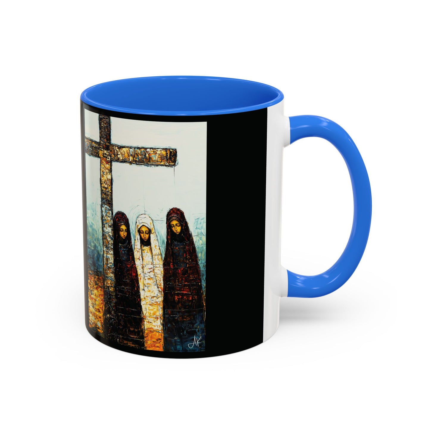 "At-the-Foot of the Cross - John 19:25", Colorful Mugs (11oz & 15oz)