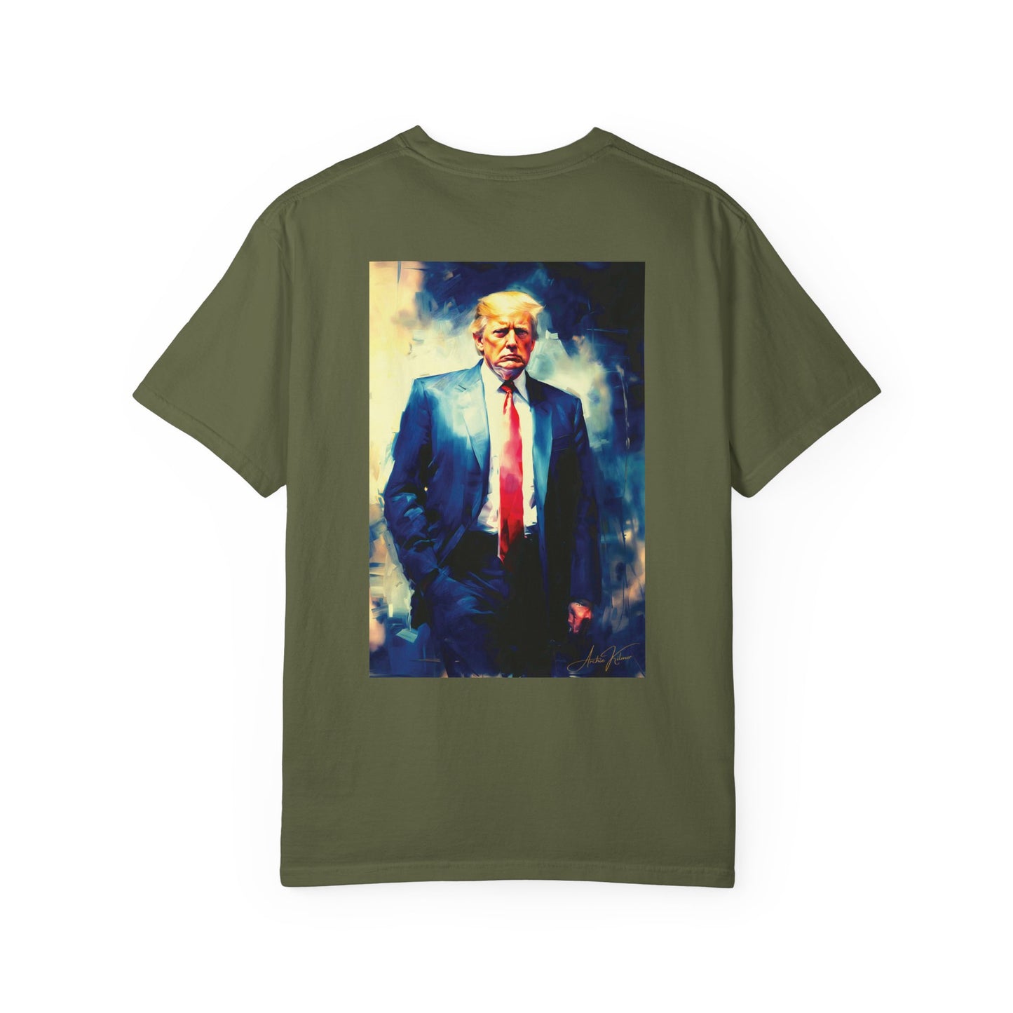 "Trump Portrait No. 6", Unisex T-shirt (Dark Colors)
