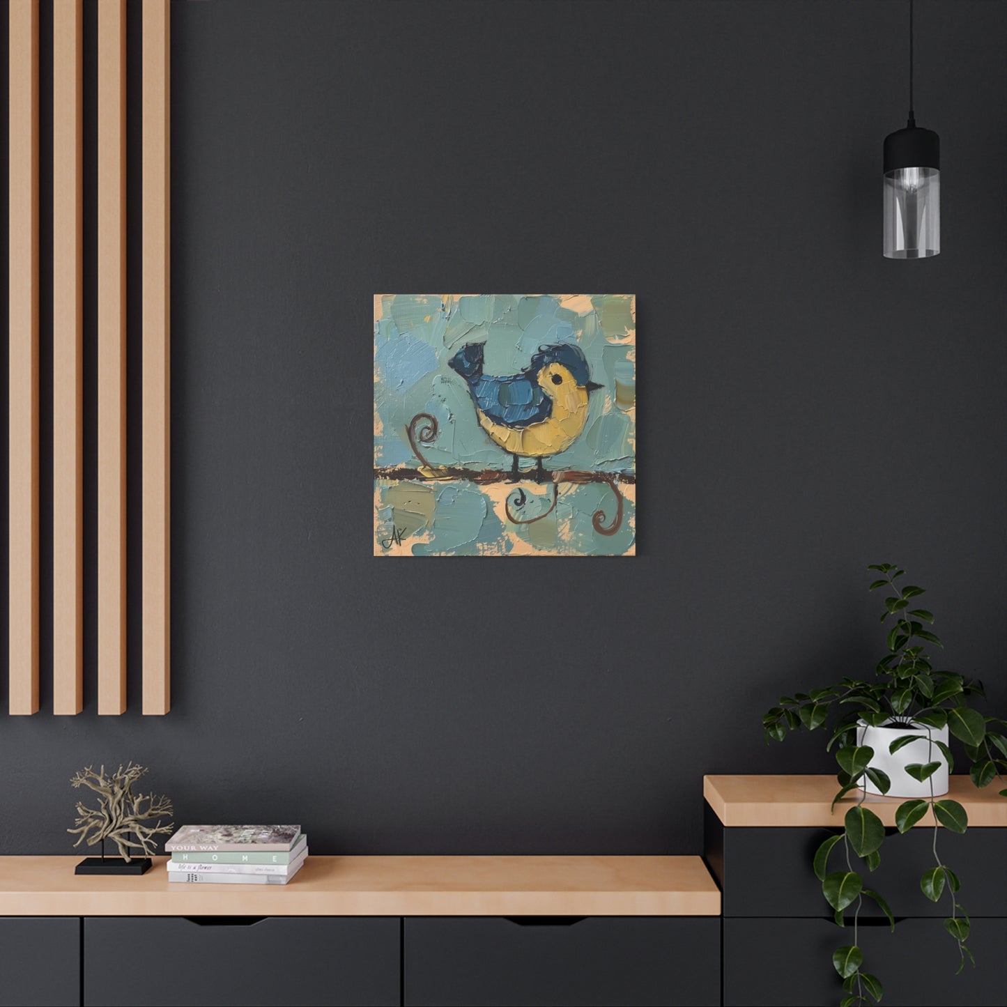 "Little Birdie", Fine Art Matte Canvas, Stretched, 1.25"